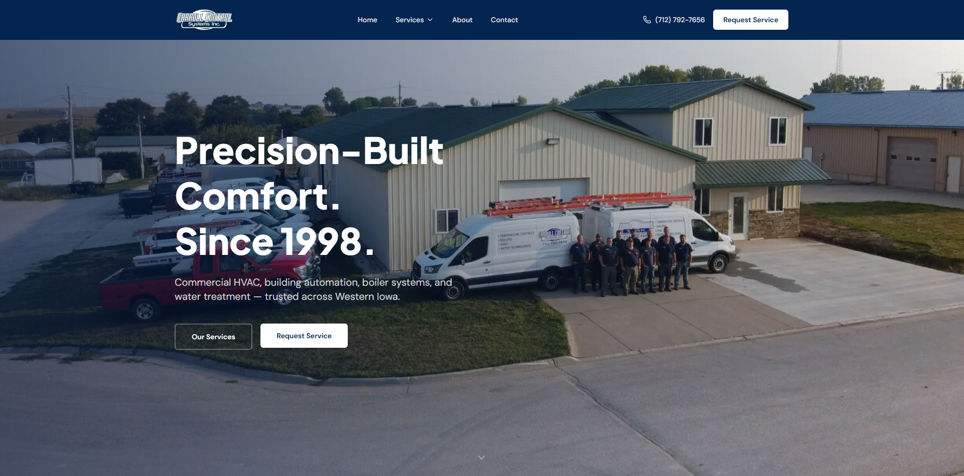 Carroll Control Systems website screenshot